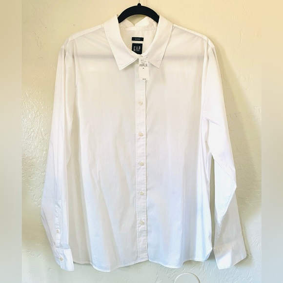 Fitted white button down shirt - Picture 1 of 6